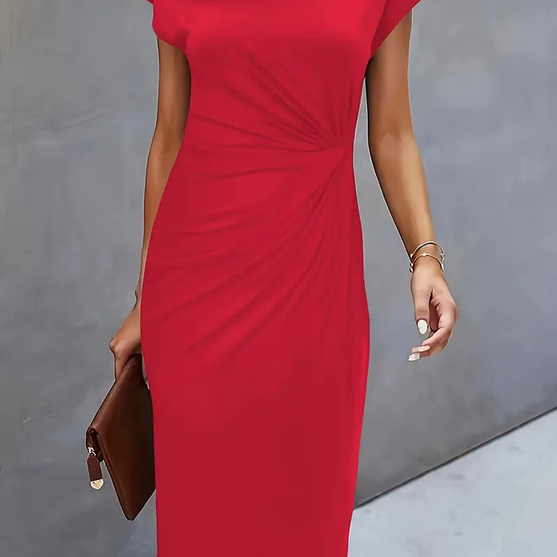 Strazoro | Tijdloze Midi Jurk | e Jurk | Dames Jurk