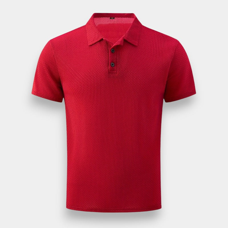 Strazoro | Heren Polo | Licht Mesh | Korte Mouwen
