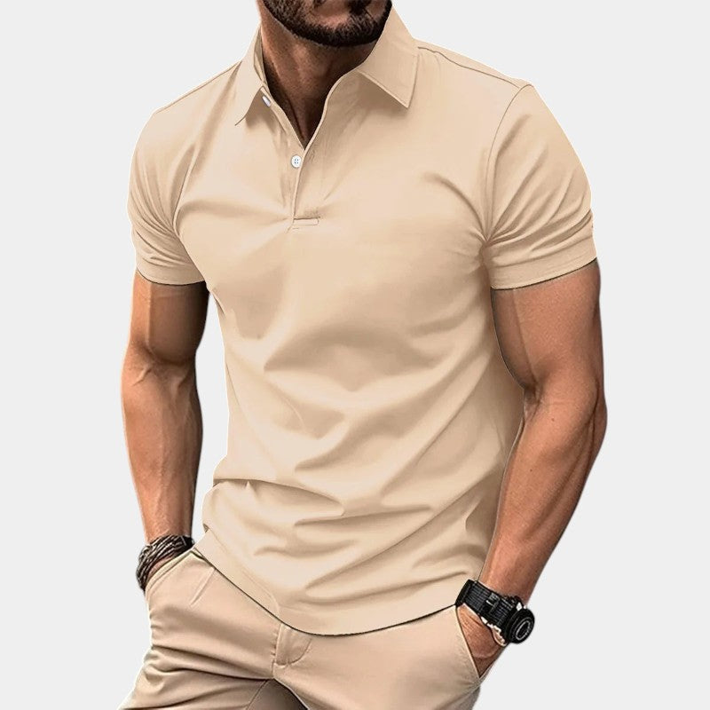 Strazoro | Heren Polo | Effen Kleur | Modieus Zomer T Shirt
