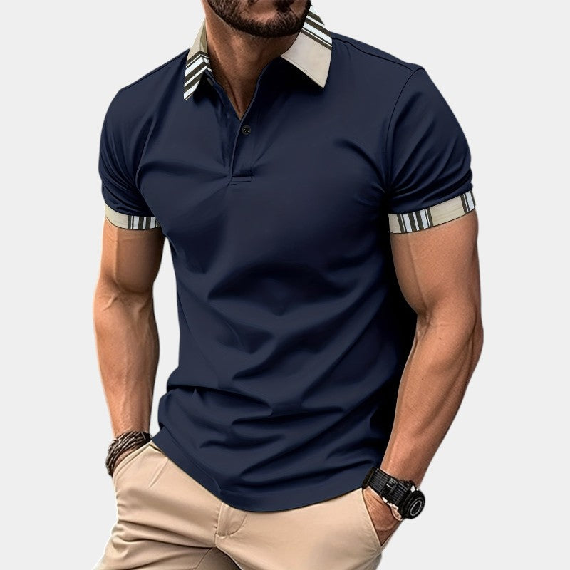 Strazoro | Heren Polo | Gestreept Design | Casual Stijl