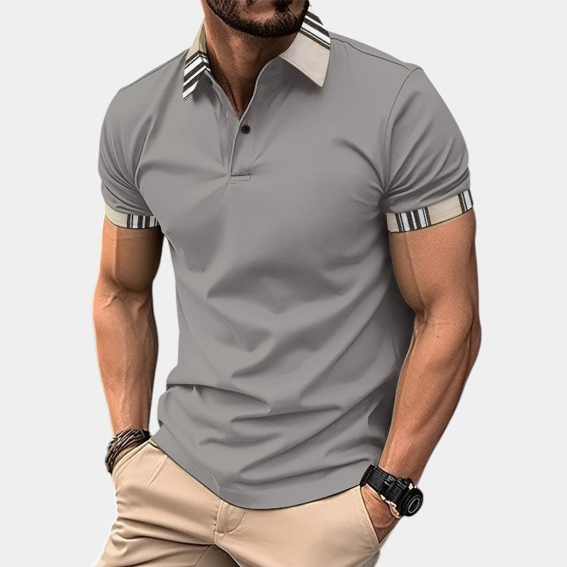 Strazoro | Heren Polo | Gestreept Design | Casual Stijl