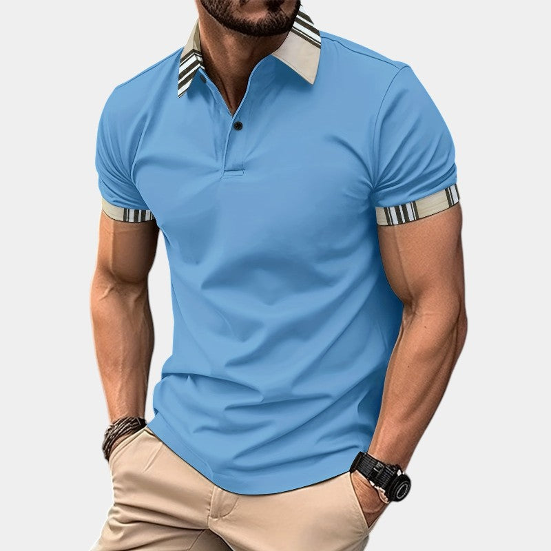 Strazoro | Heren Polo | Gestreept Design | Casual Stijl