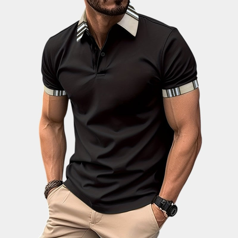 Strazoro | Heren Polo | Gestreept Design | Casual Stijl