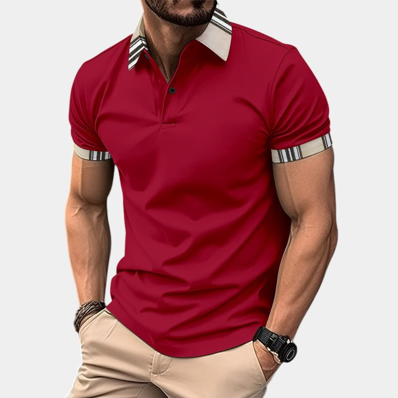 Strazoro | Heren Polo | Gestreept Design | Casual Stijl