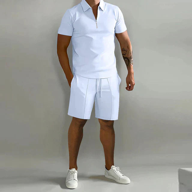 Strazoro | Polo Shirt En Shorts Set | Heren Zomer Outfit | Casual Set