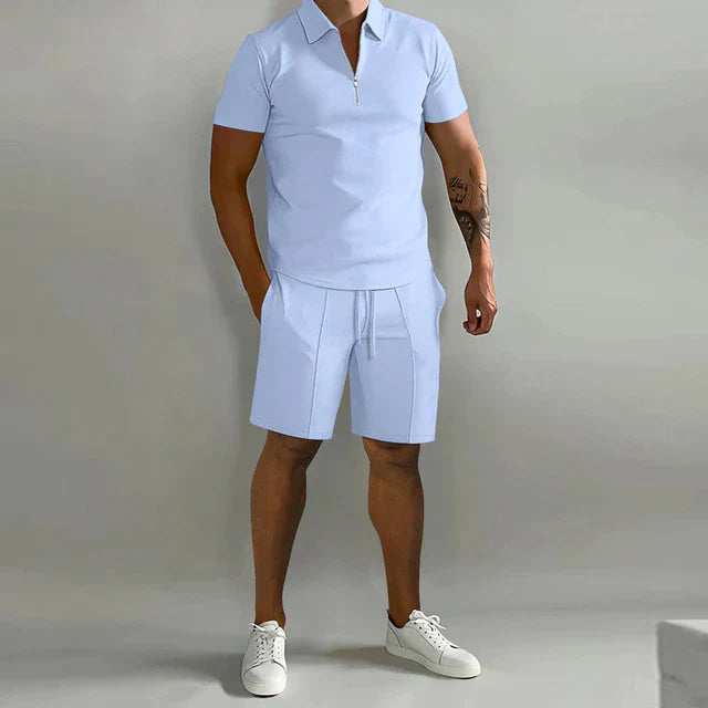 Strazoro | Polo Shirt En Shorts Set | Heren Zomer Outfit | Casual Set