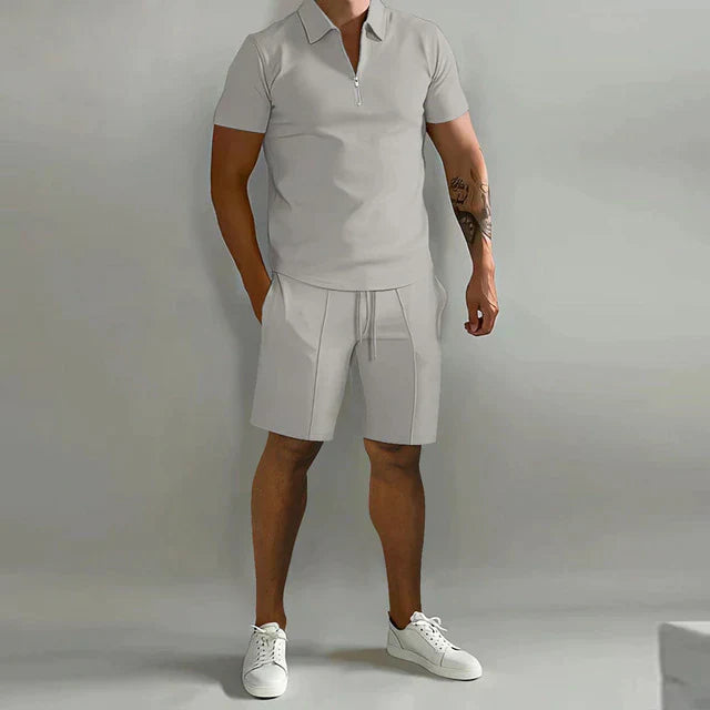 Strazoro | Polo Shirt En Shorts Set | Heren Zomer Outfit | Casual Set