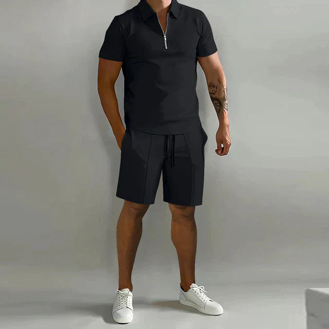 Strazoro | Polo Shirt En Shorts Set | Heren Zomer Outfit | Casual Set