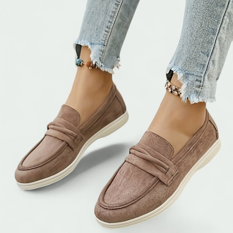 Strazoro | Instapschoenen met zachte zool en suède-look (Dames)